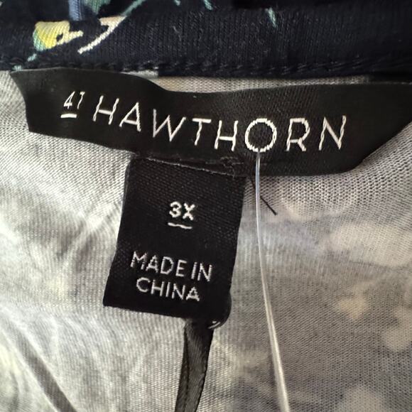 41 Hawthorn Elisse Knit Surplice Dress Women’s Large Navy Sleeveless NWT - Picture 7 of 7